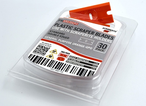 Scraperite Plastic Replacement Blades (per 30)