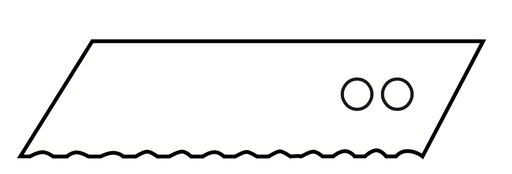 [B3-S] Replacement Blade for S11 - Serrated 